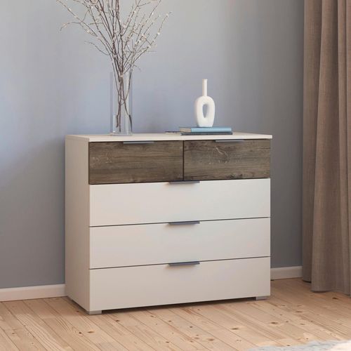 Rauch Sajo 3+2 Drawer Chest - Champagne and Atlantic Dark Oak