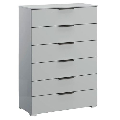 Skat Meridian Chest - 6 Drawer - Silk Grey