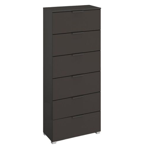 Skat Meridian Chest - 6 Drawer - Tall - Graphite