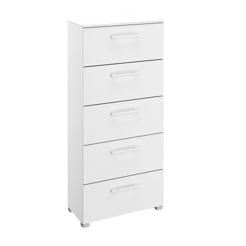 Rauch Skat Pure 5 Drawer Tall Chest - Alpine White