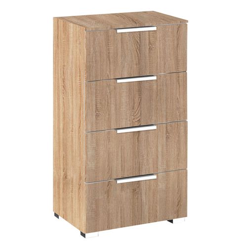 Rauch Texas 4 Drawer Narrow Chest - Sonoma Oak
