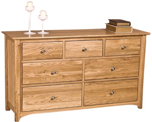 Shaker Oak 3+4 Drawer Chest