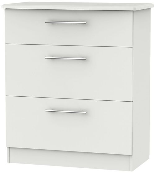 Sherwood Grey 3 Drawer Deep Chest