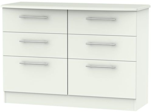 Sherwood Porcelain 6 Drawer Midi Chest