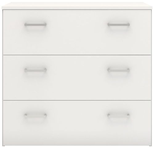 Space White 3 Drawer Small Chest