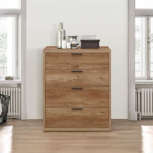 Stockwell Chest - 4 Drawer - Rustic Oak