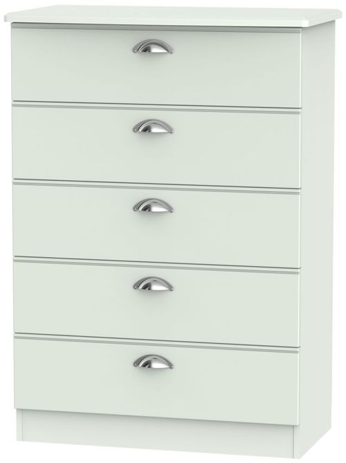 Victoria Grey 5 Drawer Chest
