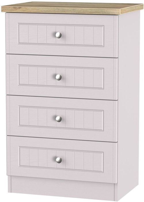 Vienna Cashmere 4 Drawer Midi Chest
