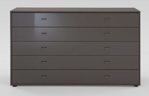 Tokio Chest - 5 Drawer - Havana - Chrome Handle