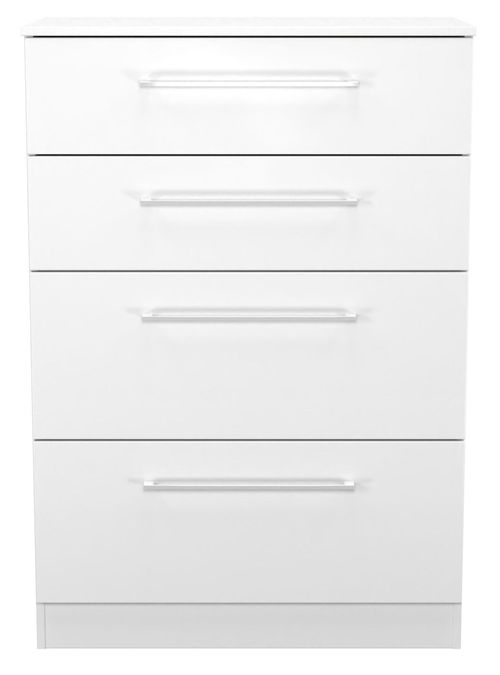 Worcester White 4 Drawer Deep Chest