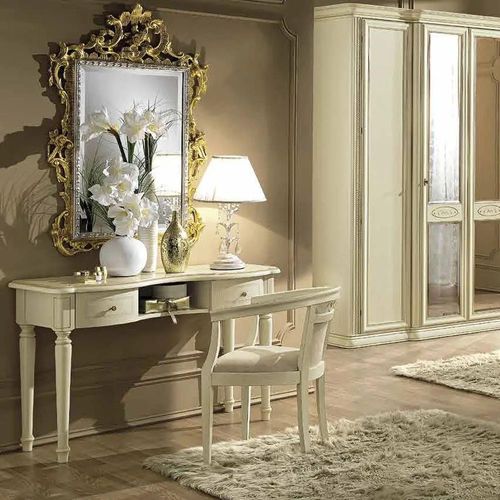 Siena Dressing Table - 2 Drawer - Ivory