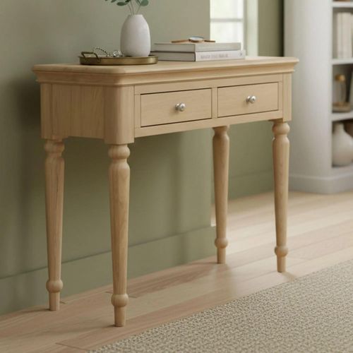 Cromwell Dressing Table - 2 Drawer - Oak