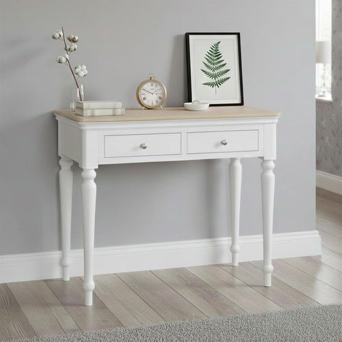 Cromwell Dressing Table - 2 Drawer - White Painted