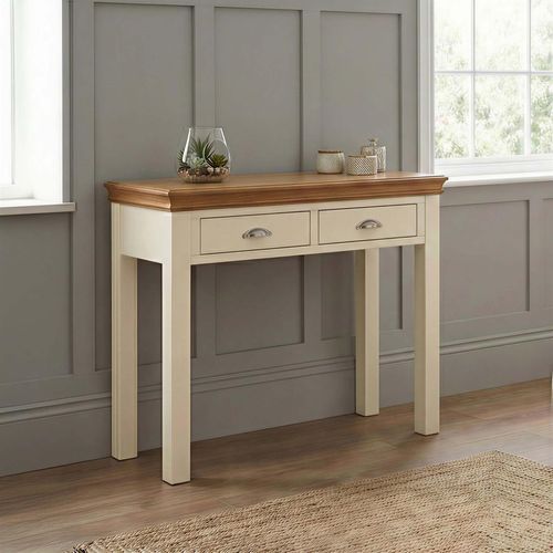 Versailles Dressing Table - 2 Drawer - Ivory Painted