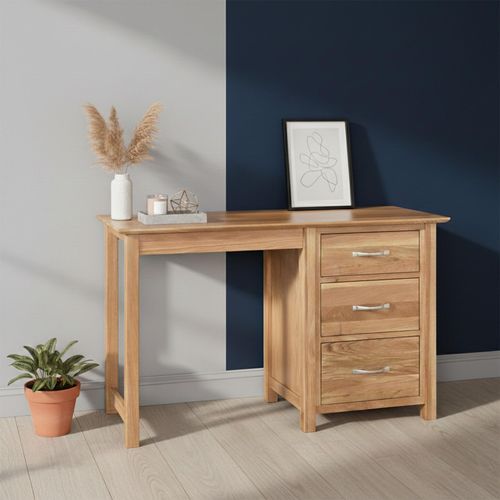 Nimbus Dressing Table - 3 Drawer Single - Oak
