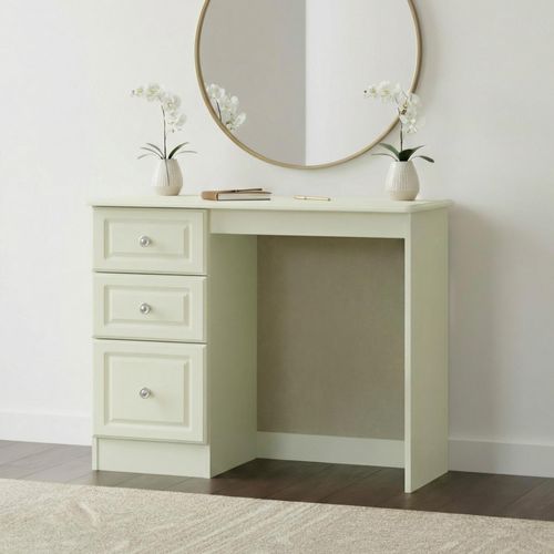 Pembroke Cream 3 Drawer Single Dressing Table