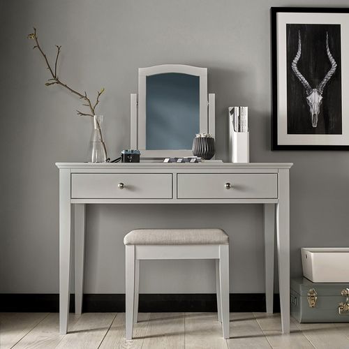 Ashby Soft Grey Dressing Table - Drawer