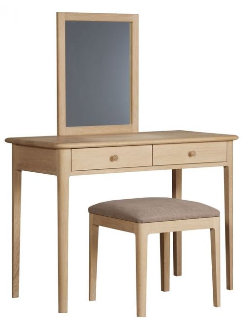 Modena Dressing Set - 2 Drawer - Oak