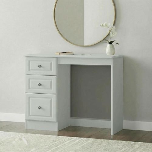 Pembroke Cashmere 3 Drawer Single Dressing Table