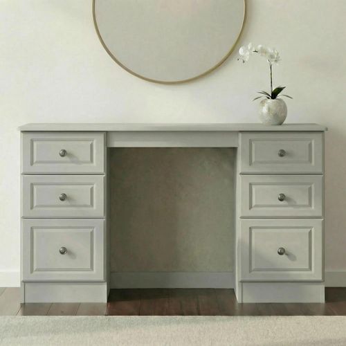 Pembroke Cashmere 6 Drawer Double Dressing Table
