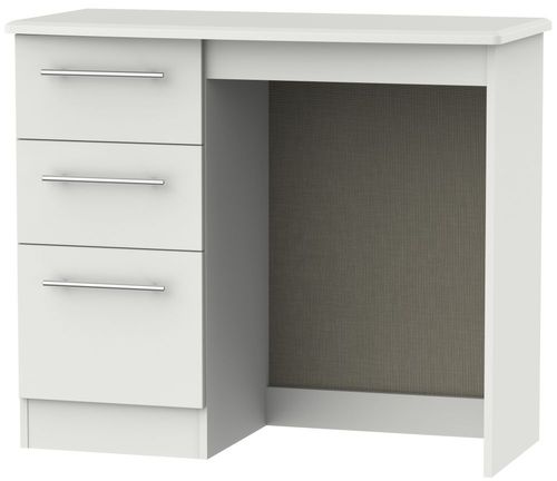 Sherwood Grey 3 Drawer Single Dressing Table
