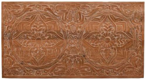 Carved Mango Wood Headboard