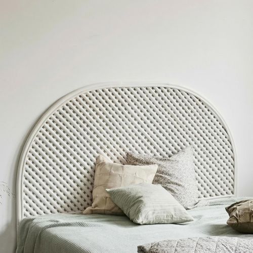 Phai Headboard - White - Rattan