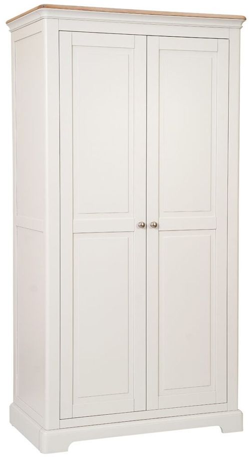 Cromwell Grey Painted 2 Door Wardrobe