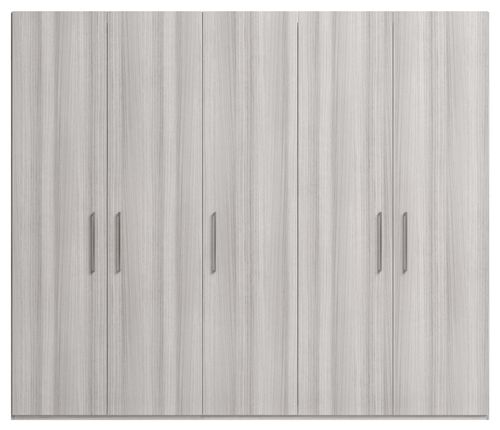 Mia Grey Italian 5 Door Wardrobe