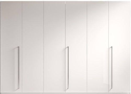 Modern Treviso White Italian 6 Door Wardrobe