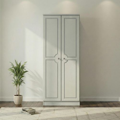 Pembroke Cashmere 2 Door Plain Wardrobe