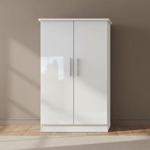 Knightsbridge Wardrobe - Midi - White Gloss