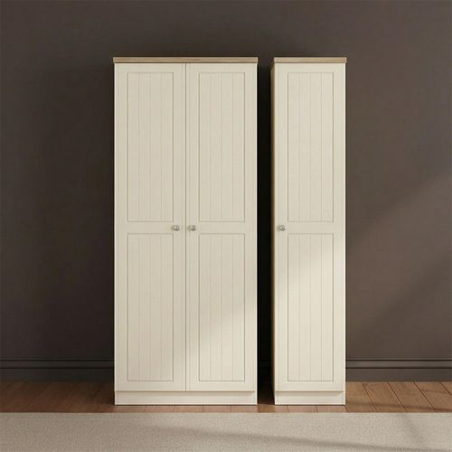 Vienna Wardrobe - 3 Door - Triple - Cream
