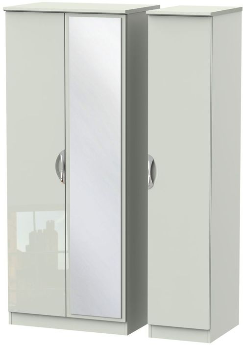 Camden Cashmere 3 Door Triple Wardrobe - 1 Mirror