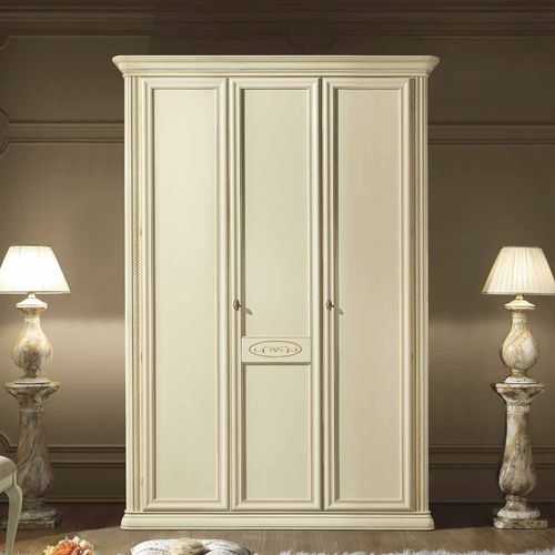 Siena Wardrobe - 3 Door - Triple - Ivory