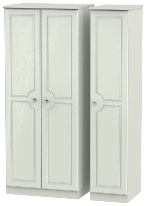 Crystal Cashmere 3 Door Triple Wardrobe