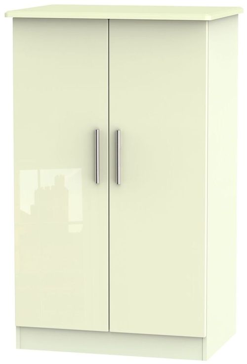 Knightsbridge Cream Gloss Midi Wardrobe