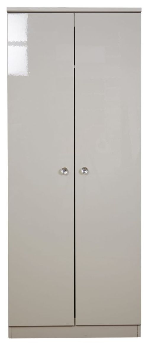 Lumiere Cashmere 2 Door Plain Wardrobe