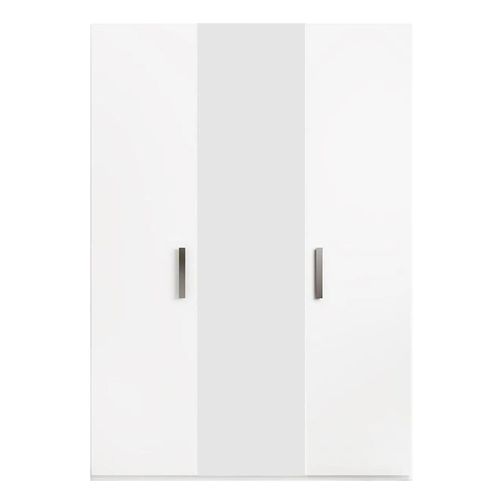 Modern Mara Mirror Wardrobe - 3 Door - White