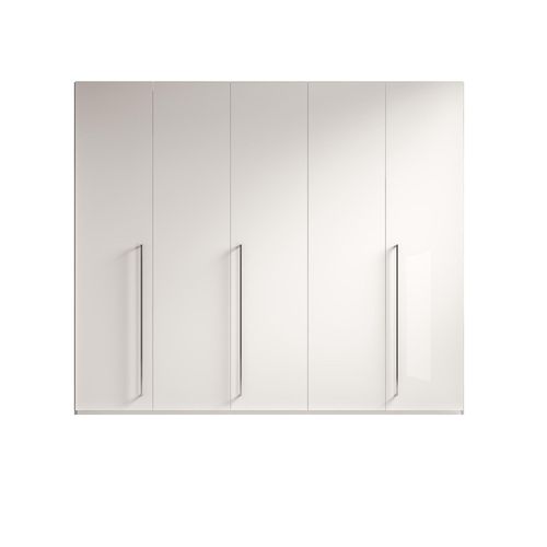 Modern Treviso Wardrobe - 5 Door - Grey