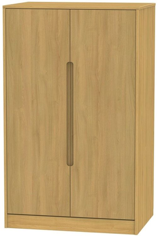 Monaco Modern Oak Midi Wardrobe