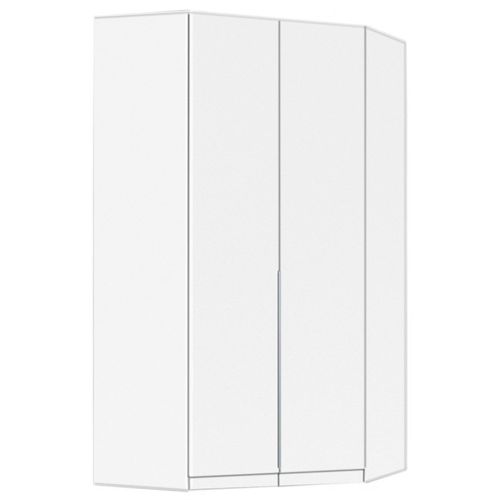 Rauch Alabama 117cm 2 Door Corner Wardrobe - Alpine White