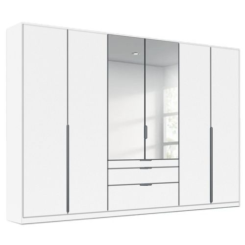 Rauch Alabama 271cm 6 Door Combi Wardrobe - Alpine White