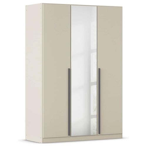 Rauch Alba 136cm 3 Door Mirror Wardrobe - Champagne