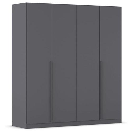 Rauch Alba 181cm 4 Door Wardrobe - Metallic Grey