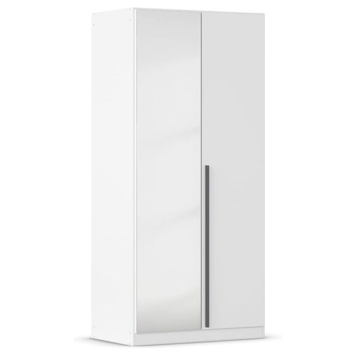Rauch Alba 91cm 2 Door Mirror Wardrobe - Alpine White