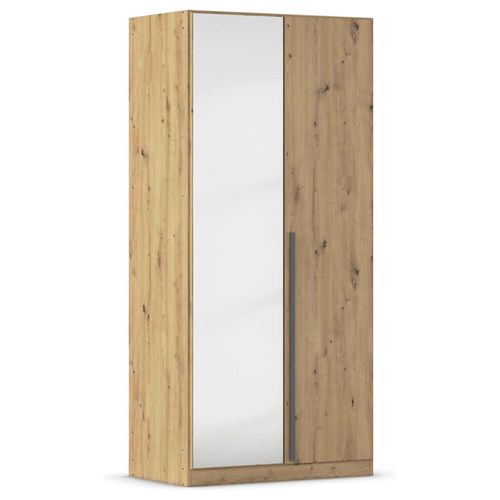 Rauch Alba 91cm 2 Door Mirror Wardrobe - Artisan Oak