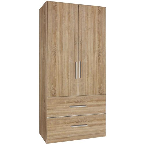 Rauch Alvor 91cm 2 Door Wardrobe - Sonoma Oak