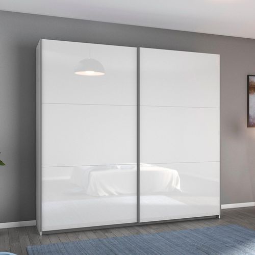 Rauch Aurelio 218cm White Gloss 2 Door Sliding Wardrobe