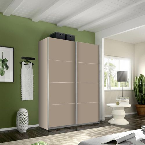 Rauch Belluno 136cm 2 Door Sliding Wardrobe - Champagne